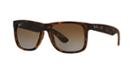 Ray-ban Justin Brown Rectangle Sunglasses - Rb4165
