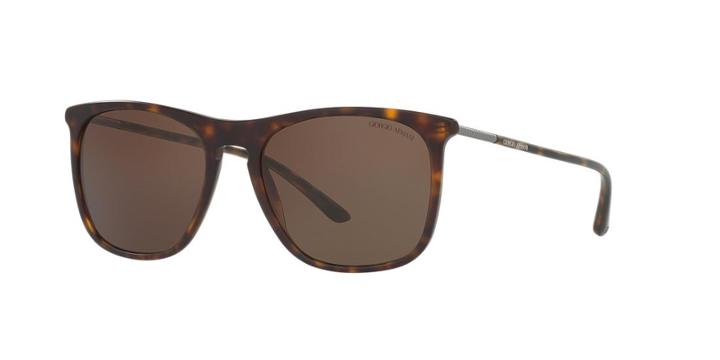 Giorgio Armani Tortoise Matte Square Sunglasses - Ar8076