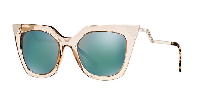 Fendi Grey Rectangle Sunglasses, Polarized - Fd 0060