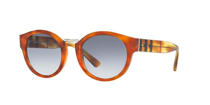 Burberry 50 Tortoise Panthos Sunglasses - Be4227