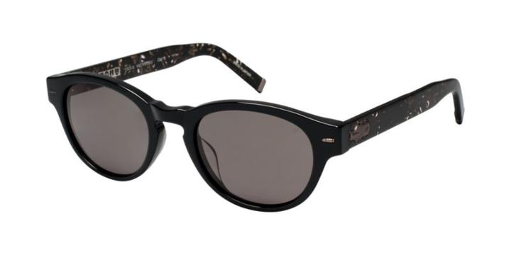 John Varvatos Jv794 49 Black Round Sunglasses