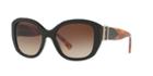 Burberry 57 Black Square Sunglasses - Be4248