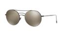 Giorgio Armani 54 Black Round Sunglasses - Ar6050