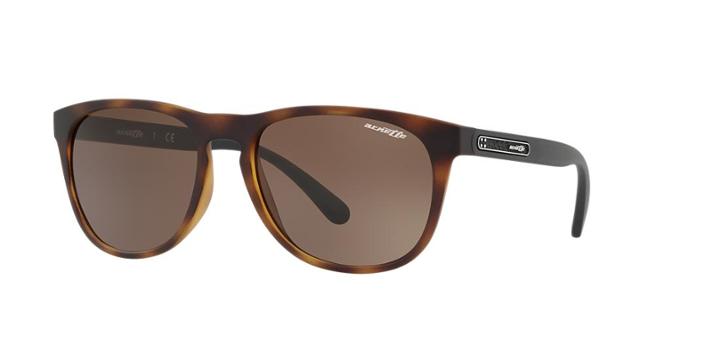 Arnette 56 Hardflip Tortoise Matte Wrap Sunglasses - An4245