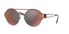 Versace 61 Red Round Sunglasses - Ve2184