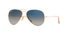 Ray-ban Aviator Gold Sunglasses, Polarized - Rb3025
