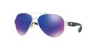 Costa Del Mar South Point Silver Aviator Sunglasses