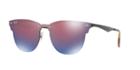 Ray-ban Clubmaster Black Shield Sunglasses - Rb3576n