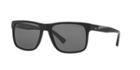 Emporio Armani Black Matte Square Sunglasses - Ea4071