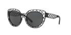 Tory Burch Black Matte Cat-eye Sunglasses - Ty6039