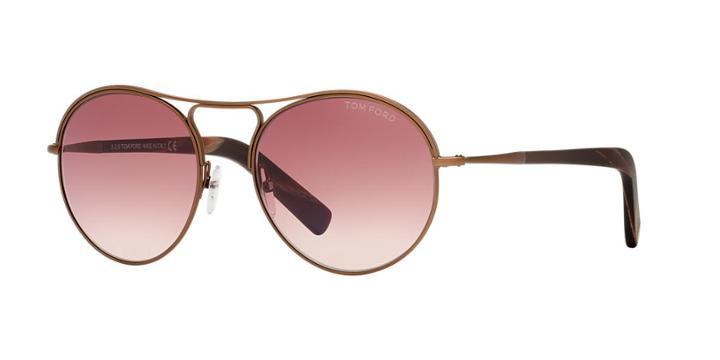 Tom Ford Jessie Brown Round Sunglasses - Ft0449