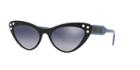 Miu Miu Mu 05ts 55 Black Cat-eye Sunglasses