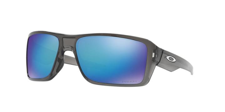 Oakley 66 Double Edge Prizm Sapphire Grey Rectangle Sunglasses - Oo9380