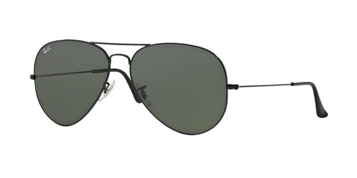 Ray-ban 62 Aviator Ii Large Black Sunglasses - Rb3026