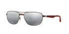 Ray-ban Gunmetal Matte Square Sunglasses - Rb3528