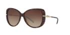 Tiffany &amp; Co. 57 Tortoise Butterfly Sunglasses - Tf4126b