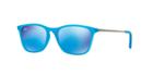 Ray-ban Jr. Blue Rectangle Sunglasses - Rj9061s