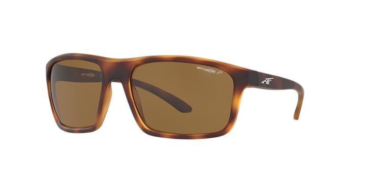 Arnette 61 Sandbank Tortoise Matte Square Sunglasses - An4229
