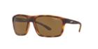 Arnette 61 Sandbank Tortoise Matte Square Sunglasses - An4229