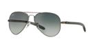 Ray-ban Aviator Carbon Fibre Gunmetal Matte Sunglasses - Rb8307