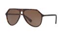 Dolce &amp; Gabbana 59 Tortoise Pilot Sunglasses - Dg4341