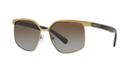 Michael Kors 56 August Gold Square Sunglasses - Mk1018