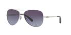 Coach Silver Aviator Sunglasses - Hc7074