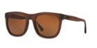 Emporio Armani Ea4090d 56 Asian Fitting Brown Square Sunglasses