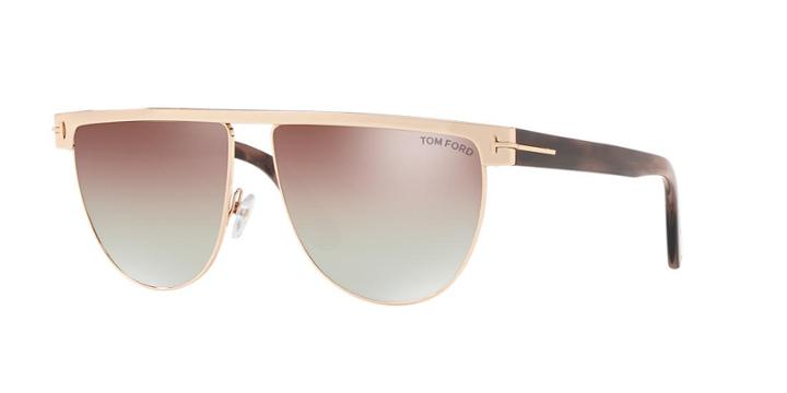 Tom Ford Stephanie-02 60 Rose Gold Square Sunglasses