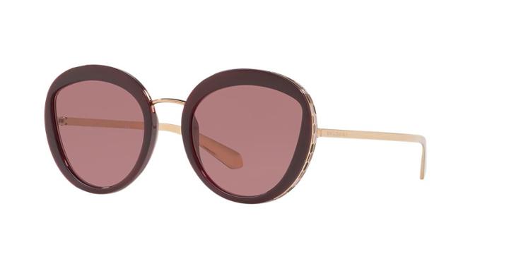 Bvlgari 52 Burgundy Square Sunglasses - Bv8191