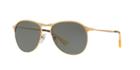 Persol 53 Gold Aviator Sunglasses - Po7649s