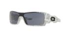 Oakley Oo9081 Oil Rig White Rectangle Sunglasses