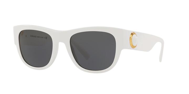 Versace 55 White Square Sunglasses - Ve4359