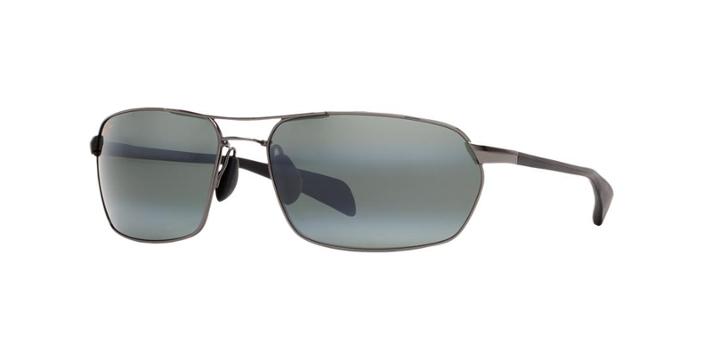 Maui Jim Maliko Gulch Gunmetal Rectangle Sunglasses