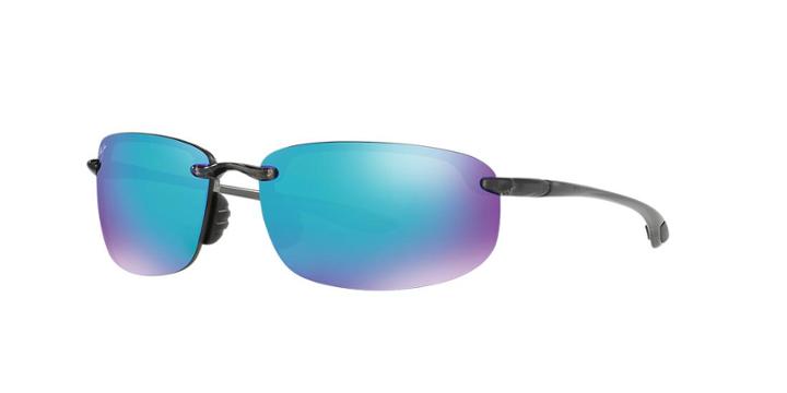 Maui Jim Hookipa Bh Grey Rectangle Sunglasses, Polarized
