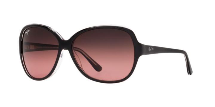 Maui Jim 294 Maile 60 Black Round Sunglasses