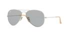 Ray-ban 58 Aviator Silver Sunglasses - Rb3025