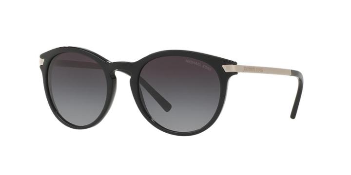 Michael Kors Adrianna Black Round Sunglasses - Mk2023