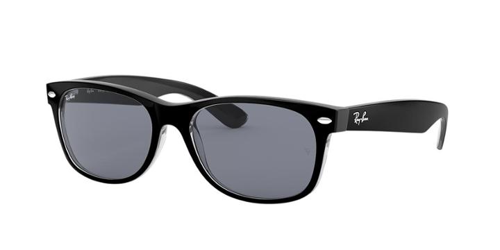 Ray-ban 55 Wayfarer Multicolor Square Sunglasses - Rb2132