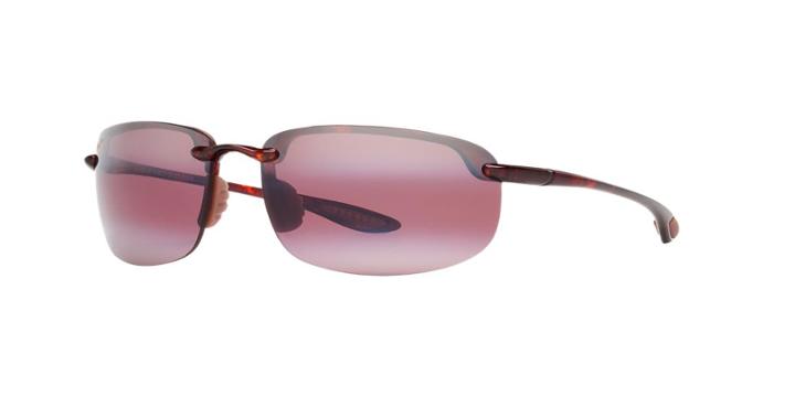 Maui Jim Hookipa Brown Rectangle Sunglasses, Polarized