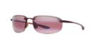 Maui Jim Hookipa Brown Rectangle Sunglasses, Polarized