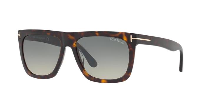 Tom Ford Morgan 57 Tortoise Square Sunglasses - Ft0513