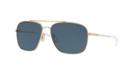 Costa Canaveral 59 Gold Pilot Sunglasses