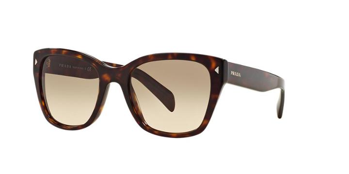 Prada Tortoise Square Sunglasses - Pr 09ss