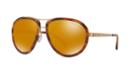 Ralph Lauren 59 Tortoise Pilot Sunglasses - Rl7053