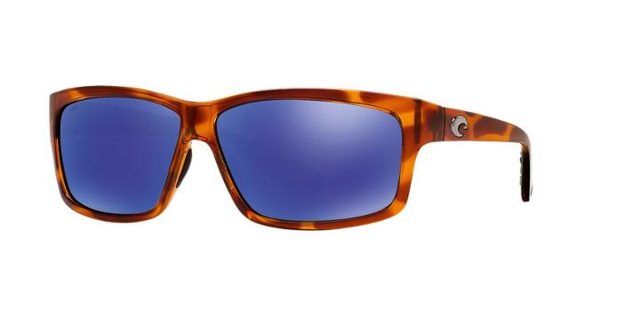 Costa Del Mar Tortoise Rectangle Sunglasses - Cut