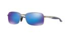Maui Jim 797 Shoal 57 Silver Matte Rectangle Sunglasses