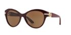 Versace Brown Round Sunglasses - Ve4283b