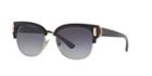 Bvlgari 55 Black Rectangle Sunglasses - Bv8189