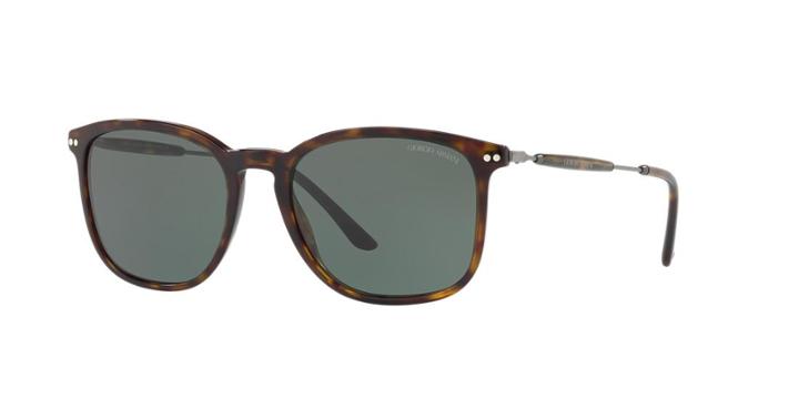 Giorgio Armani 54 Brown Square Sunglasses - Ar8098